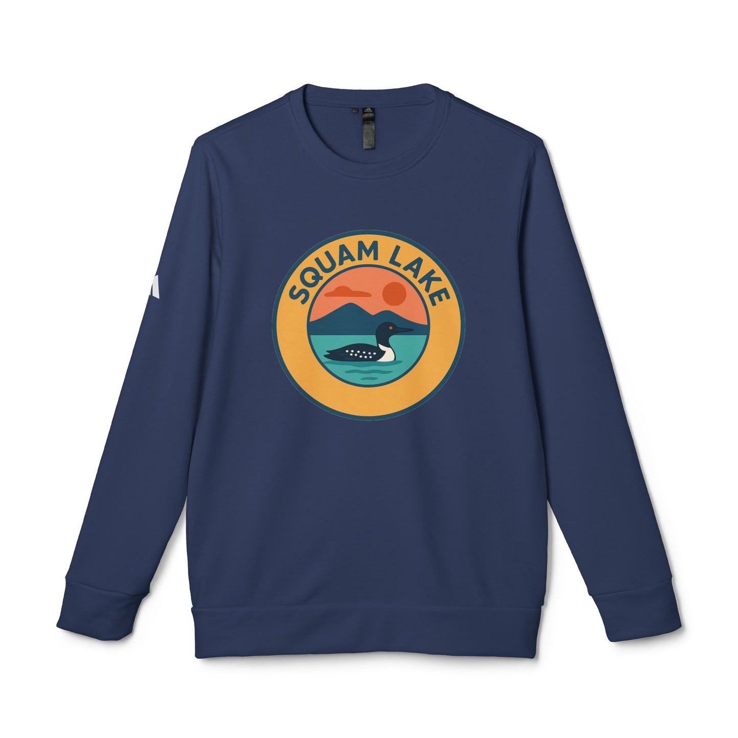 Cozy Outdoor Sweatshirt for Nature Lovers, Unisex Crewneck, Perfect for Hiking, Camping, or Relaxing at Home, Squam Lake Design