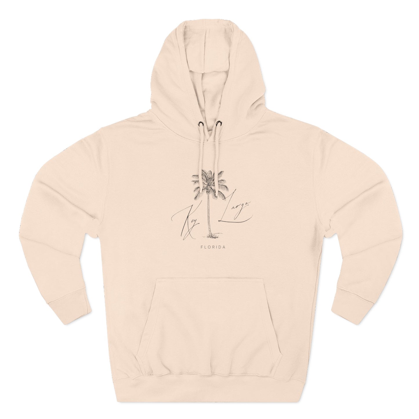 Key Largo Stylish Three-Panel Fleece Hoodie for Cozy Days, Casual Wear, Warm Layering, Gift for Him or Her
