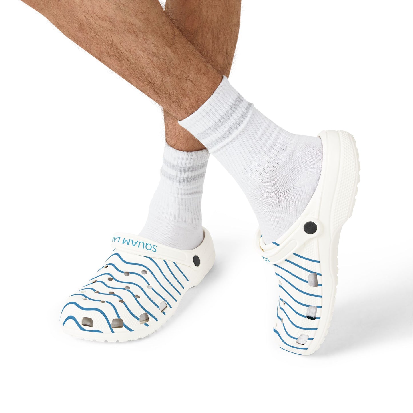 Squam Lake EVA Foam Clogs, Outdoor Comfort Shoes, Summer Swimwear Footwear, Gift for Lake Lovers, Casual Beach Days