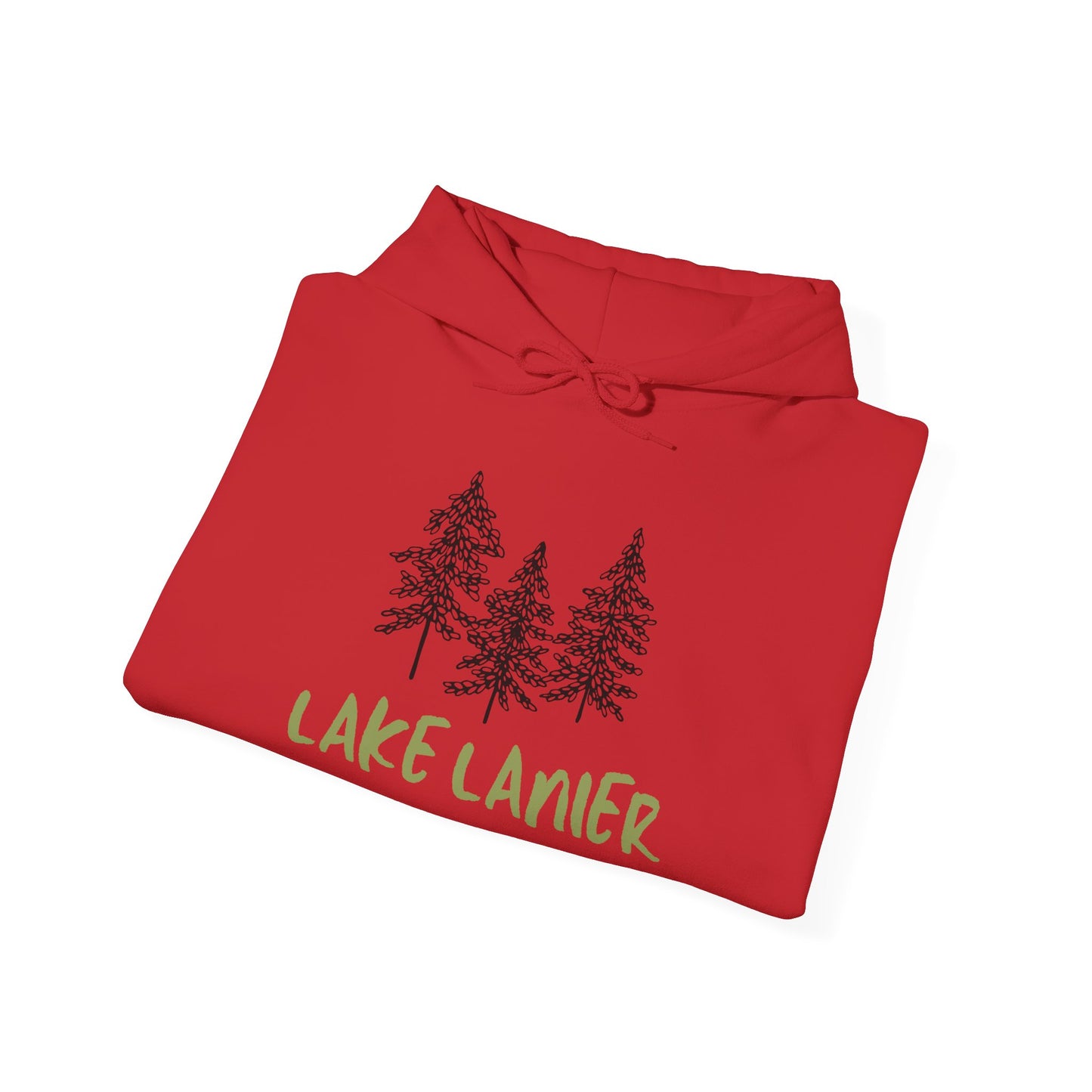 Lake Lanier Hoodie, Cozy Unisex Sweatshirt, Nature Lover Gift, Lake House Apparel, Perfect for Outdoors, Summer Vibes, Travel Wear