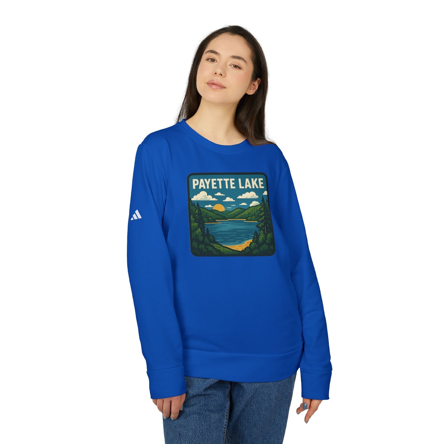 Payette Lake Adidas Unisex Fleece Crewneck Sweatshirt