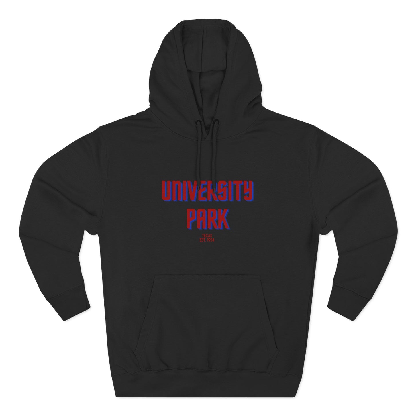 University Park Fleece Hoodie, Casual Sweatshirt, Cozy Layering Piece, Perfect Gift for All Occasions, Stylish Streetwear