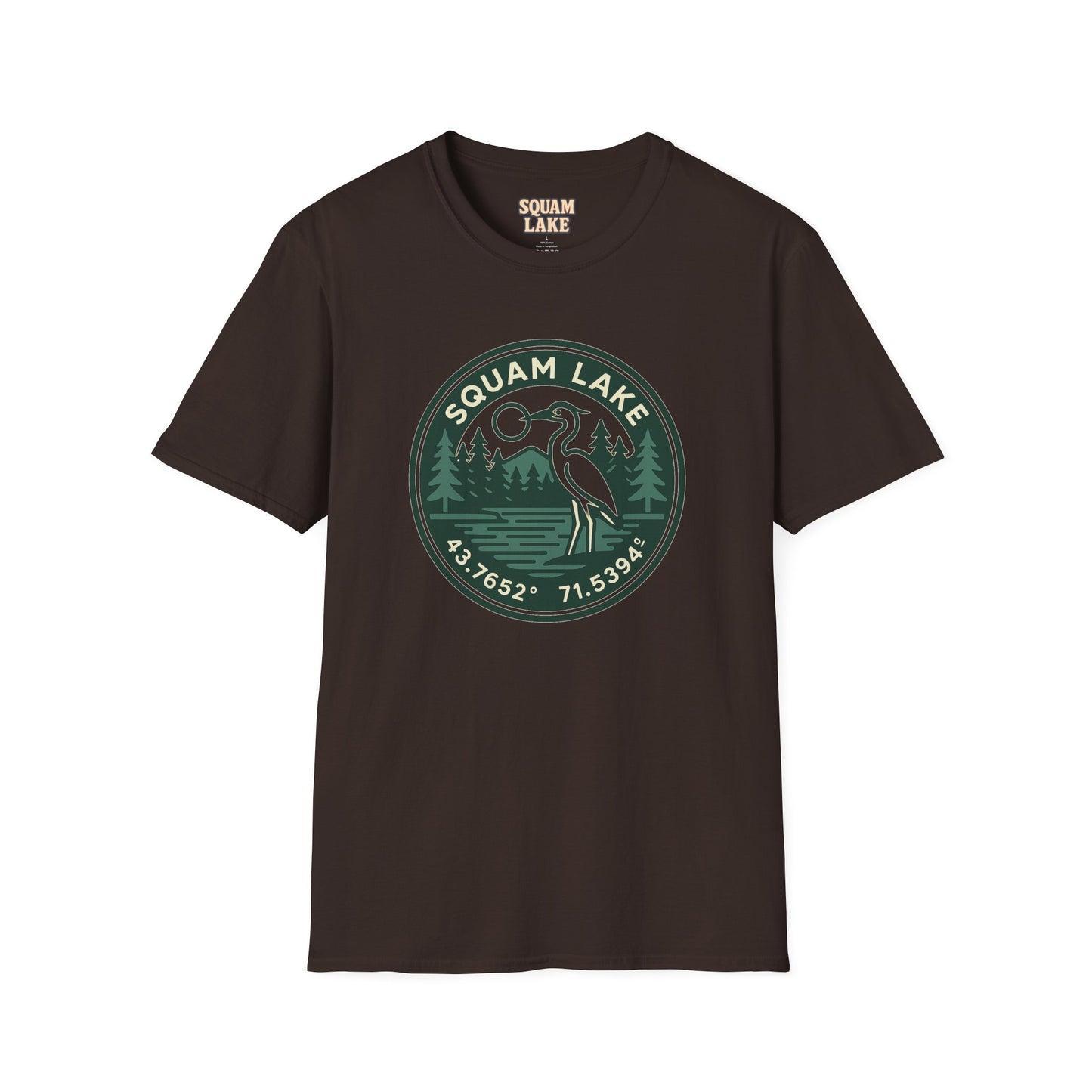 Squam Lake Nature Unisex Softstyle T-Shirt | Eco-Friendly Gift, Outdoor Adventure Shirt, Nature Lover Tee, Vintage Lake Apparel, [...]