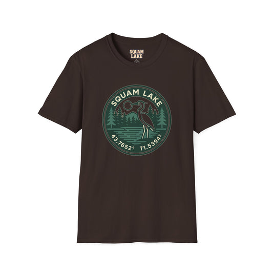 Squam Lake Nature Unisex Softstyle T-Shirt | Eco-Friendly Gift, Outdoor Adventure Shirt, Nature Lover Tee, Vintage Lake Apparel, [...]