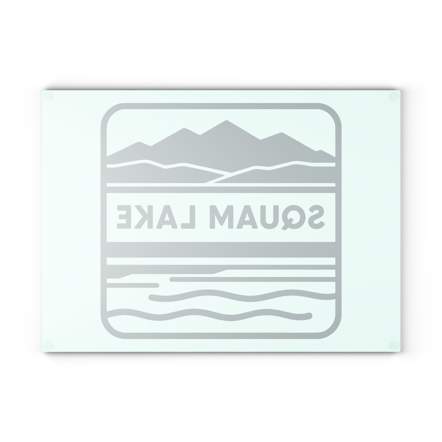 Squam Lake Glass Cutting Board