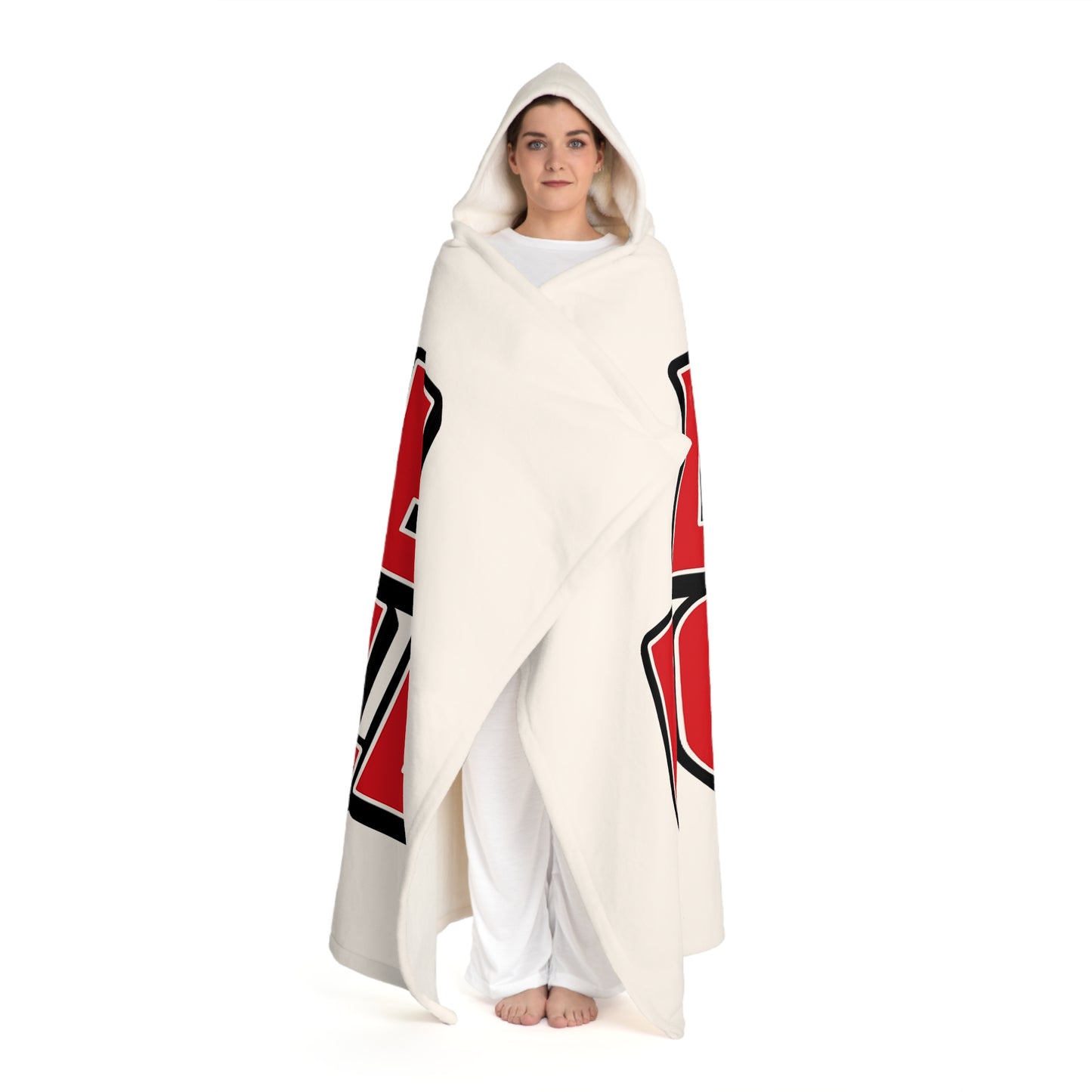 Lake Powell Cozy Hooded Sherpa Fleece Blanket - Perfect for Chilly Evenings, Movie Nights, Cozy Home Décor, Gifts for Her, Winter Snuggles
