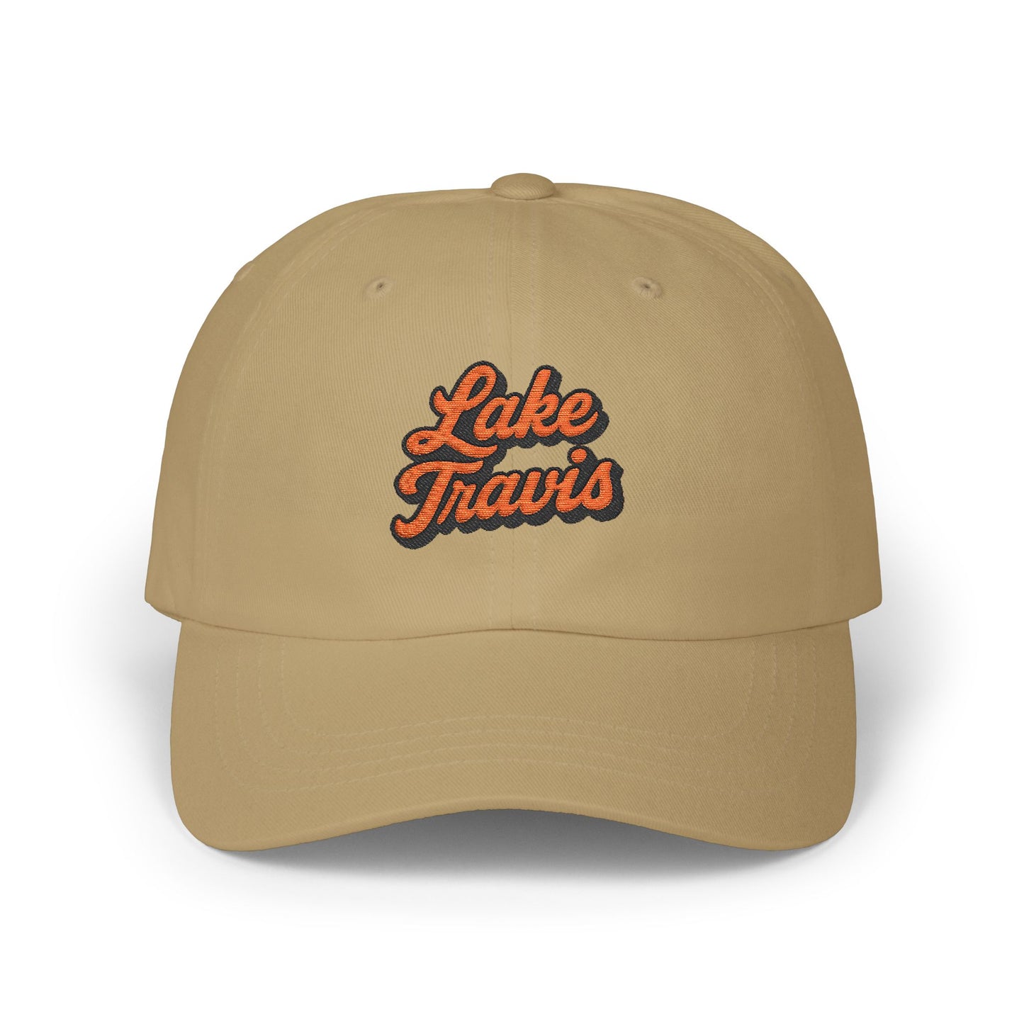 Lake Travis Stylish Dad Cap, Casual Summer Hat, Outdoor Accessory, Gift for Father's Day, Boating Trip Gear, Everyday Wear