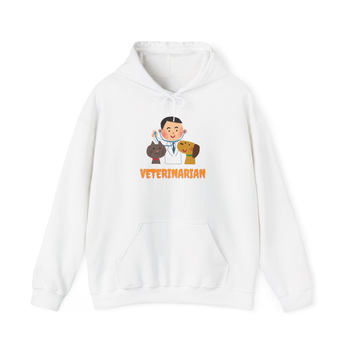 Veterinarian Hooded Sweatshirt, Animal Lover Gift, Cute Vet Apparel, Pet Owner Hoodie, Perfect for Birthdays, Animal Shelter Support