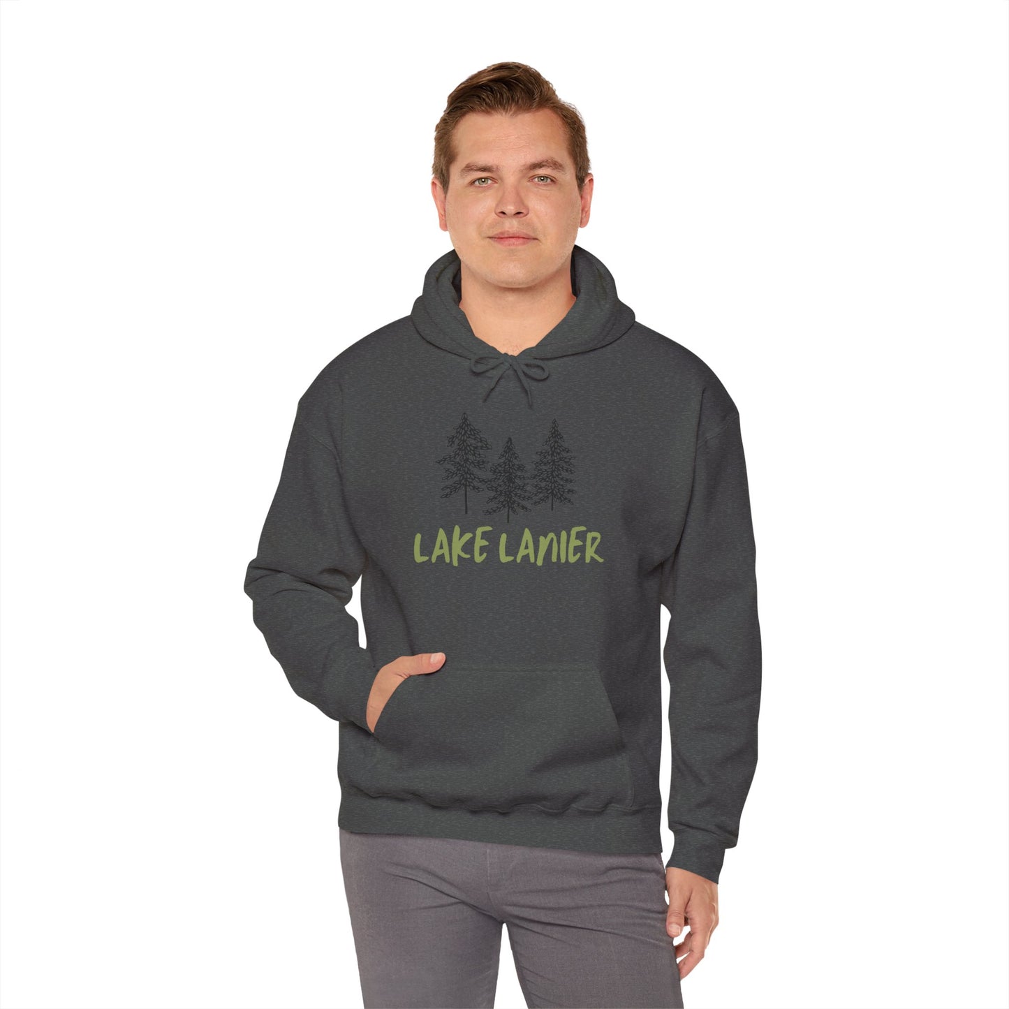 Lake Lanier Hoodie, Cozy Unisex Sweatshirt, Nature Lover Gift, Lake House Apparel, Perfect for Outdoors, Summer Vibes, Travel Wear