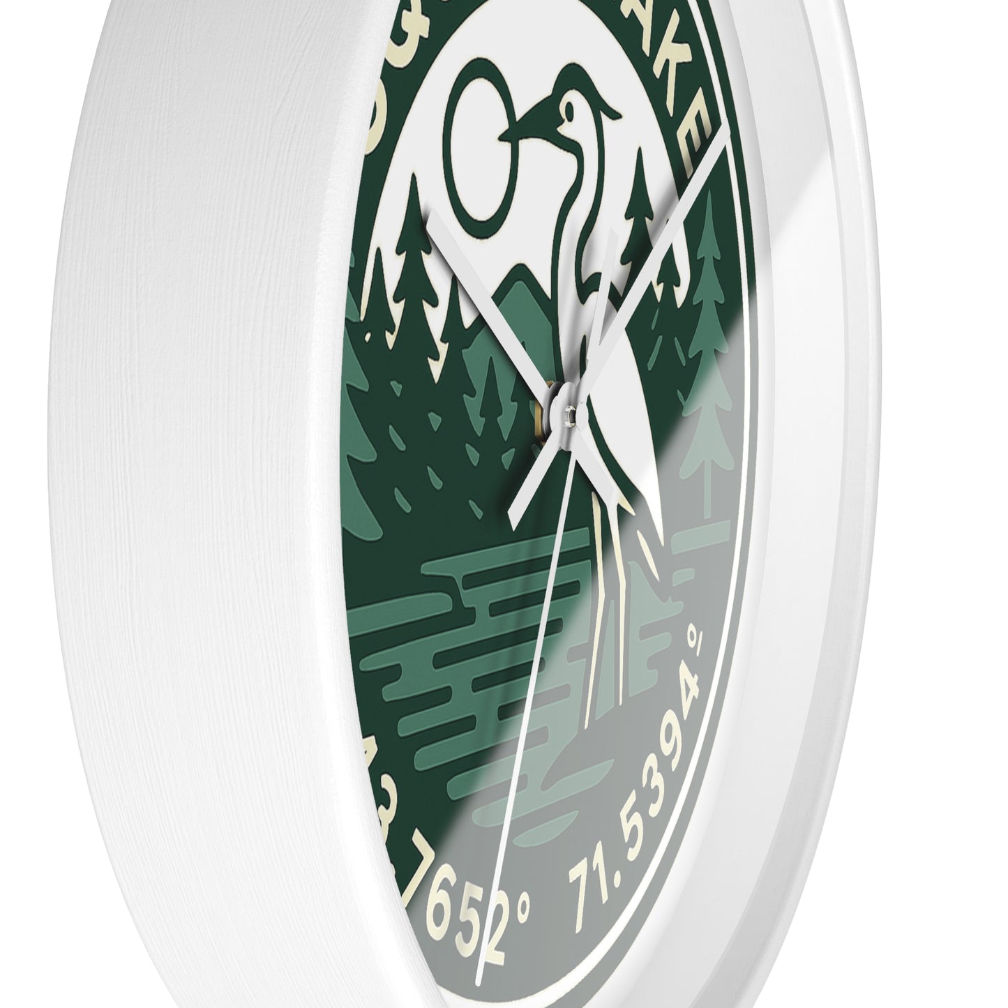 Squam Lake Wall Clock