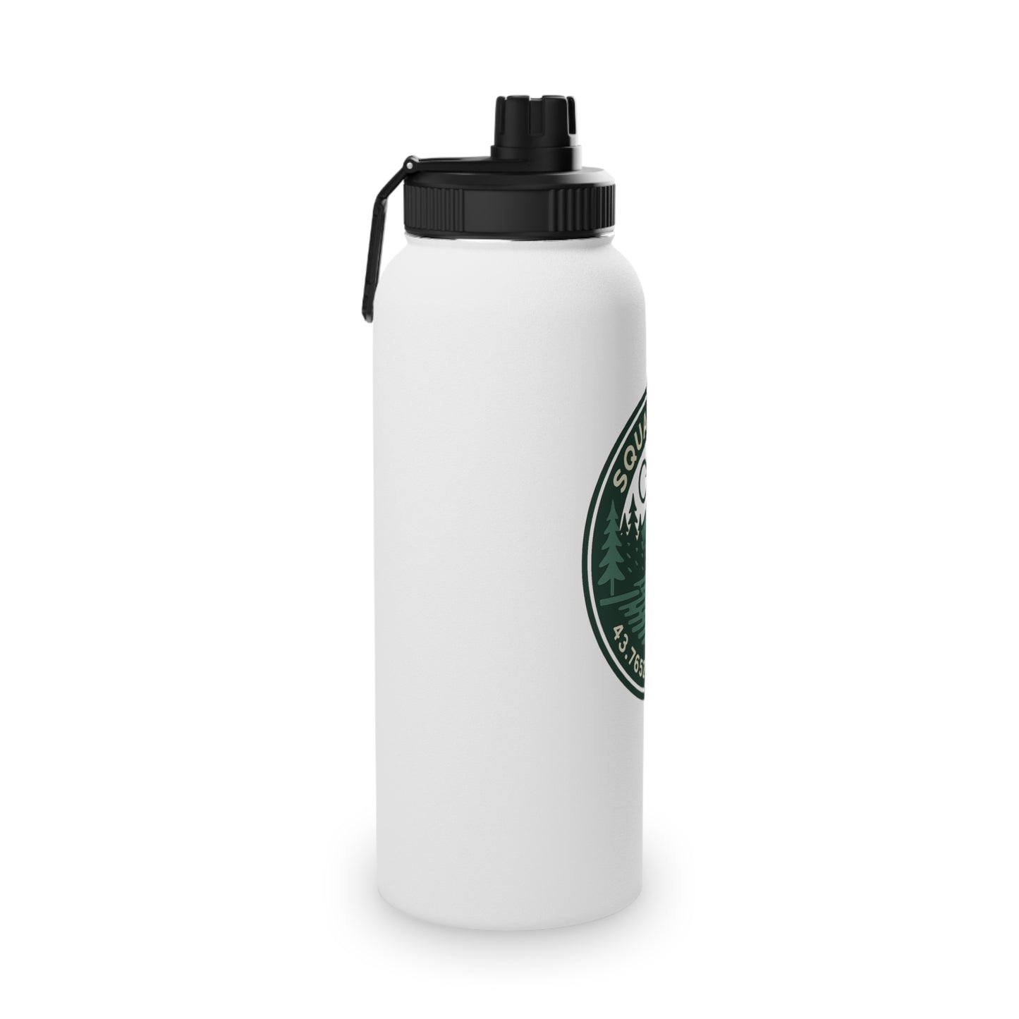 Squam Lake Stainless Steel Water Bottle, Sports Lid