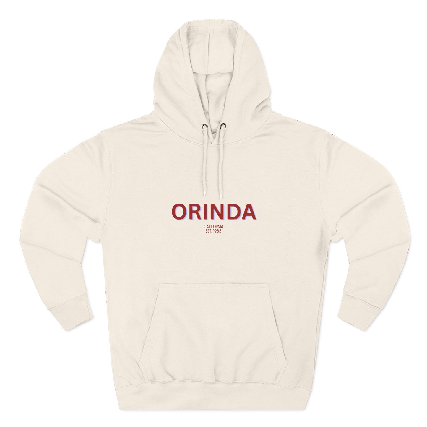 Orinda Fleece Hoodie, Casual Sweatshirt, Cozy Layering Piece, Perfect Gift for All Occasions, Stylish Streetwear