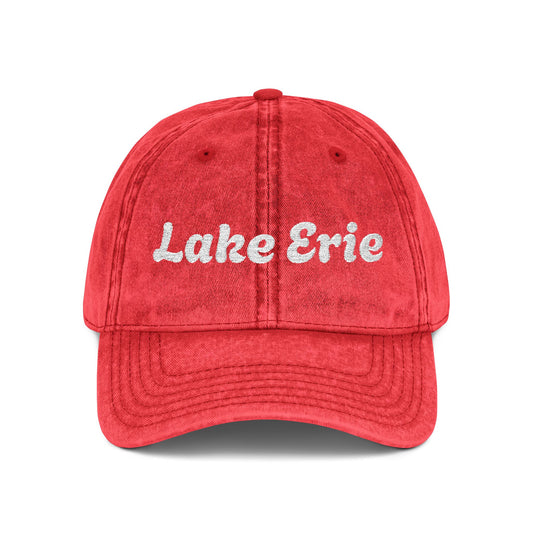 Lake Erie Vintage Cap (Embroidery)