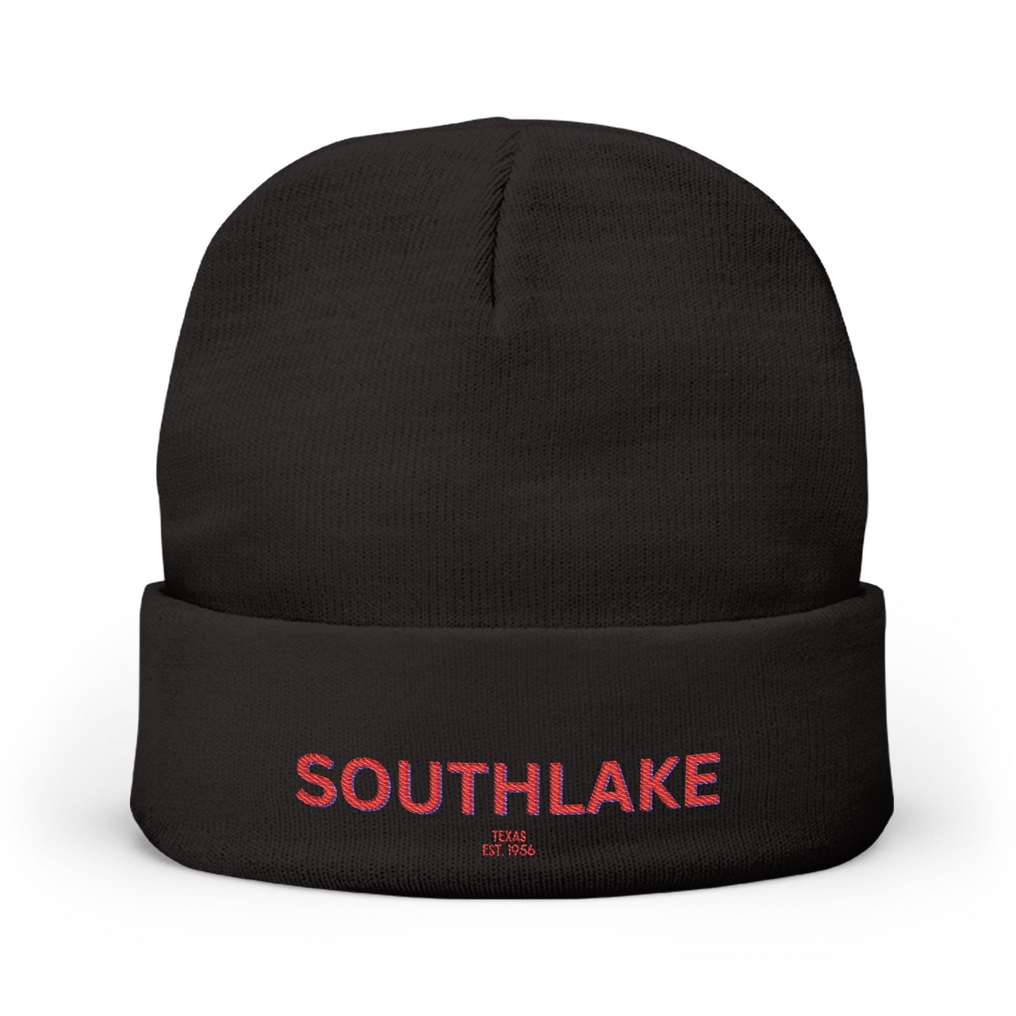 Southlake Cozy Custom Knit Beanie - Personalized Hat, Winter Accessory, Gifts for Him, Her, Stylish Warmth