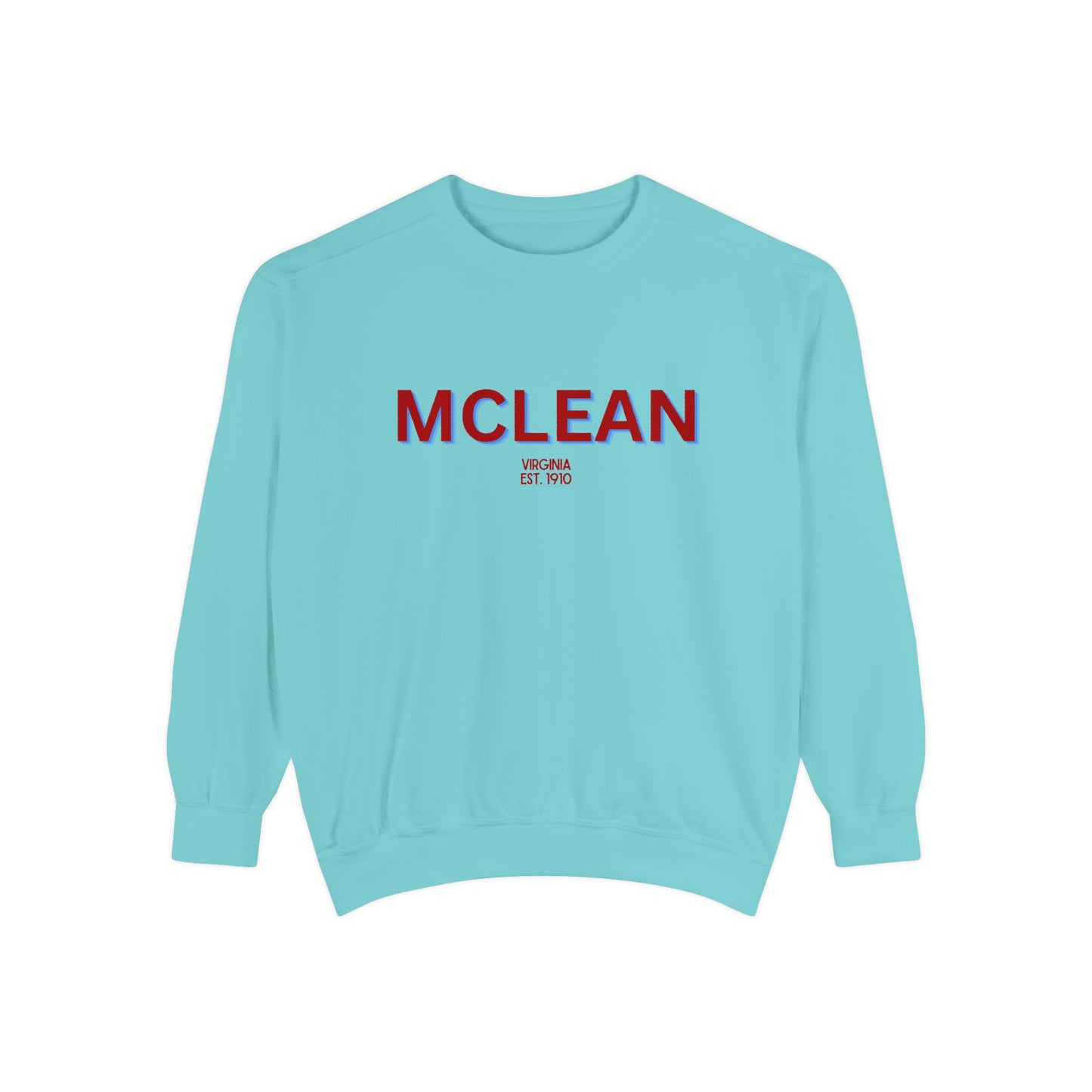 McLean Unisex Garment-Dyed Sweatshirt | Cozy Fashion, Perfect for Casual Outings, Gifts, Fall & Winter Style, Everyday Comfort