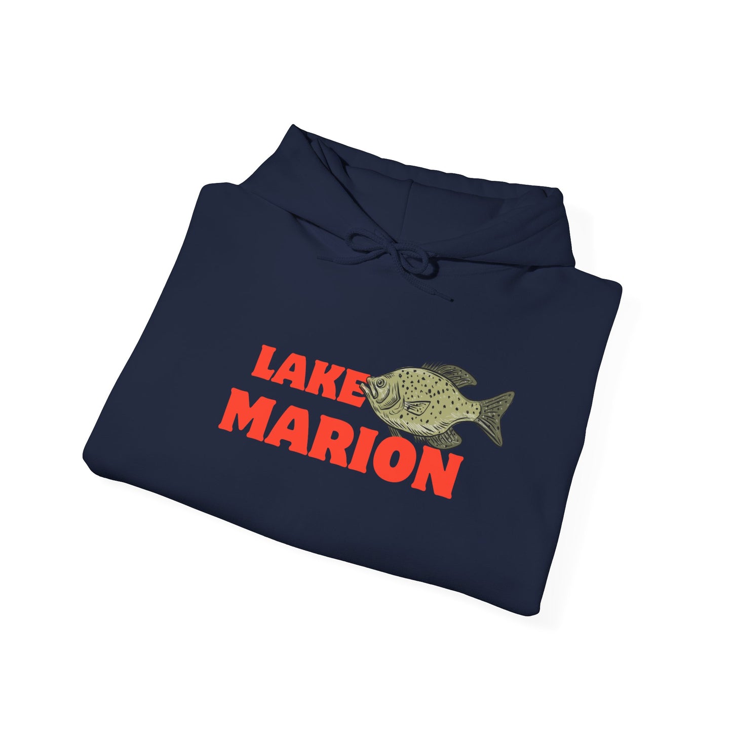 Lake Marion Fishing Hoodie, Unisex Comfortable Sweatshirt, Relaxed Fit for Outdoor Enthusiasts, Gift for Fishermen, Casual Lake Apparel