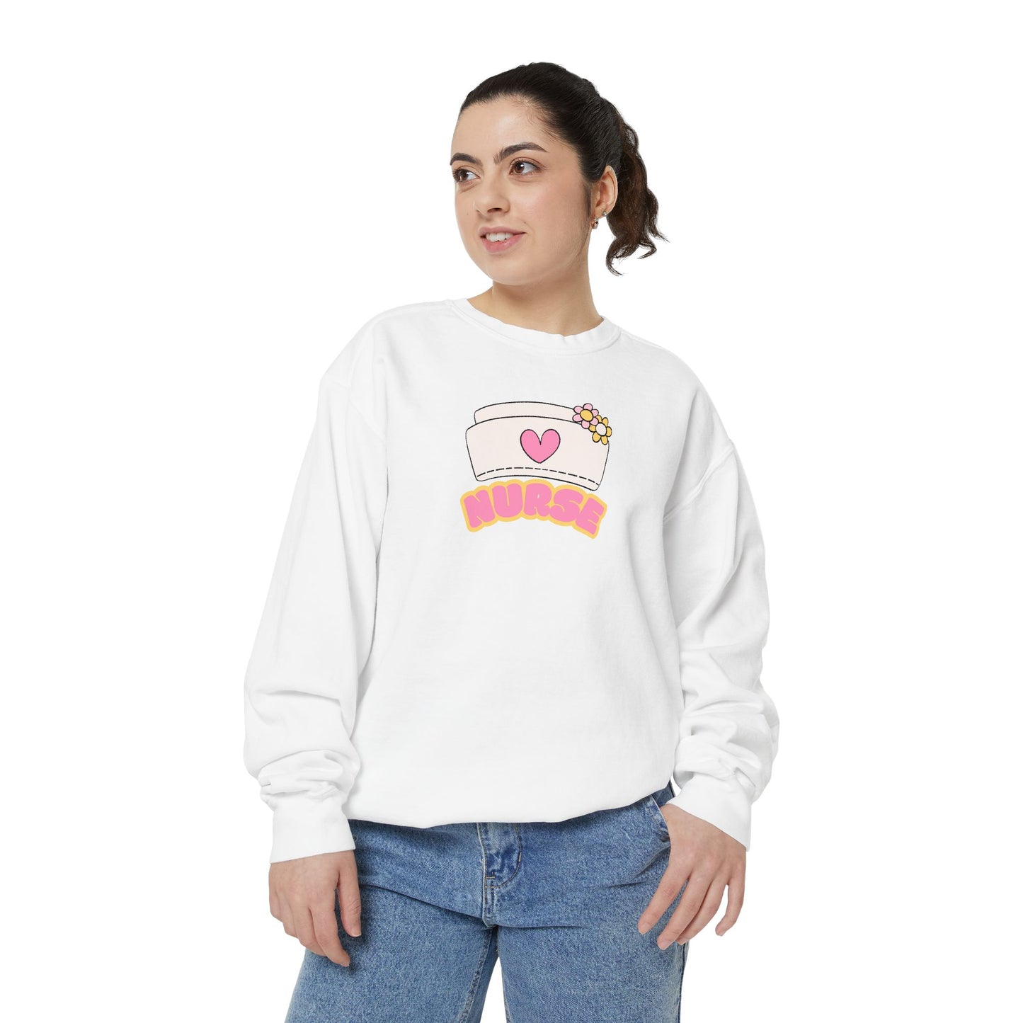 Nurse Love Sweatshirt, Cozy Gift for Healthcare Workers, Unique Gift for Nurses, Casual Medical Apparel, Nurse Appreciation