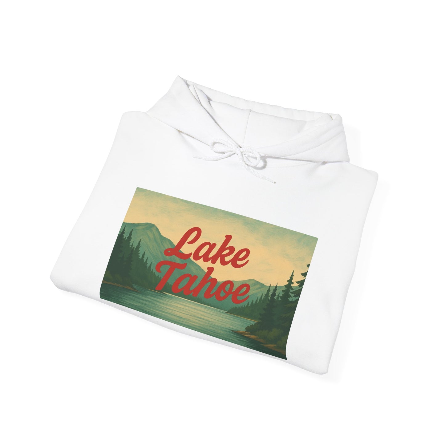 Lake Tahoe Hoodie, Cozy Casual Wear, Unisex Sweatshirt, Lake Lover Gift, Outdoor Adventure Apparel, Summer Retreat Fashion