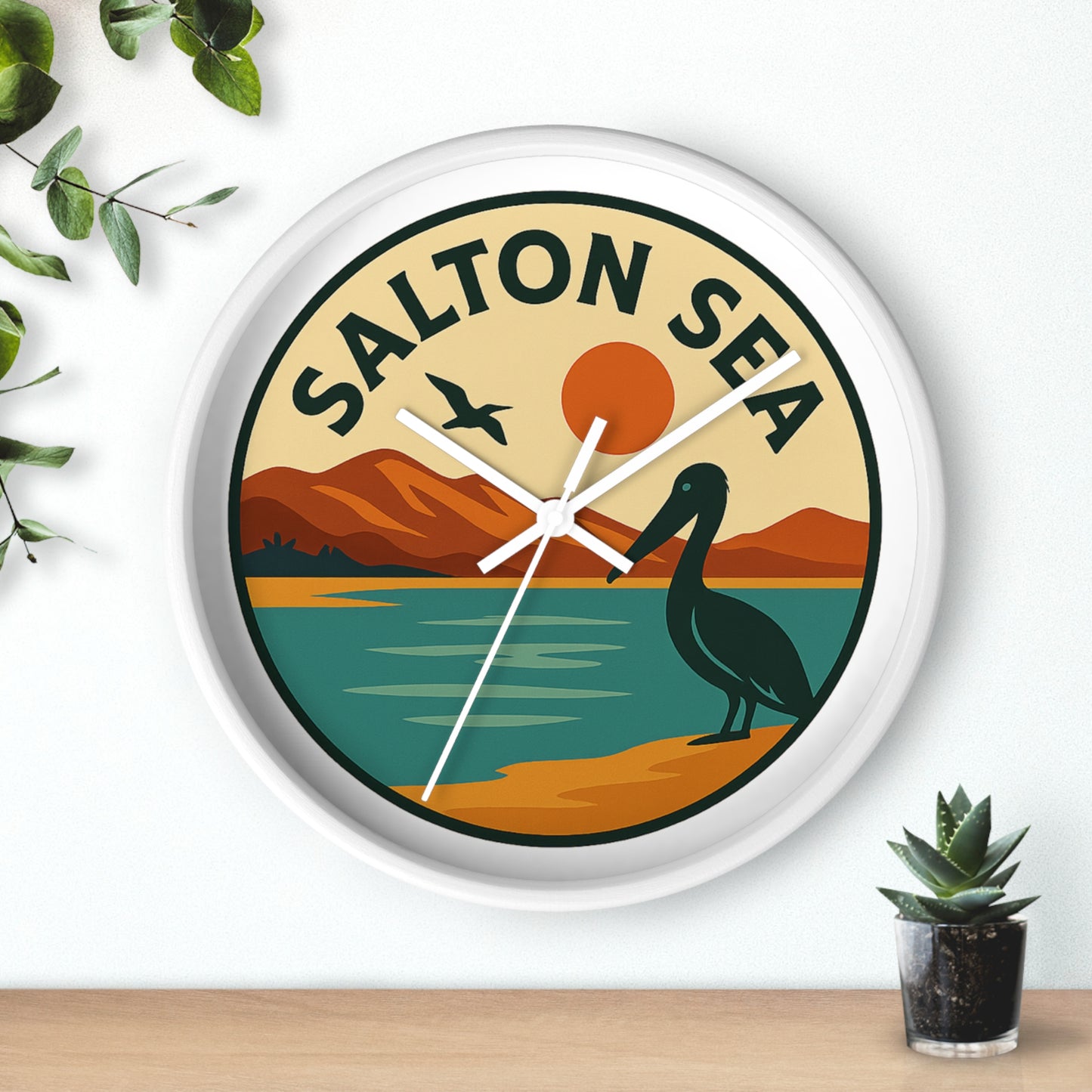 Salton Sea Wall Clock