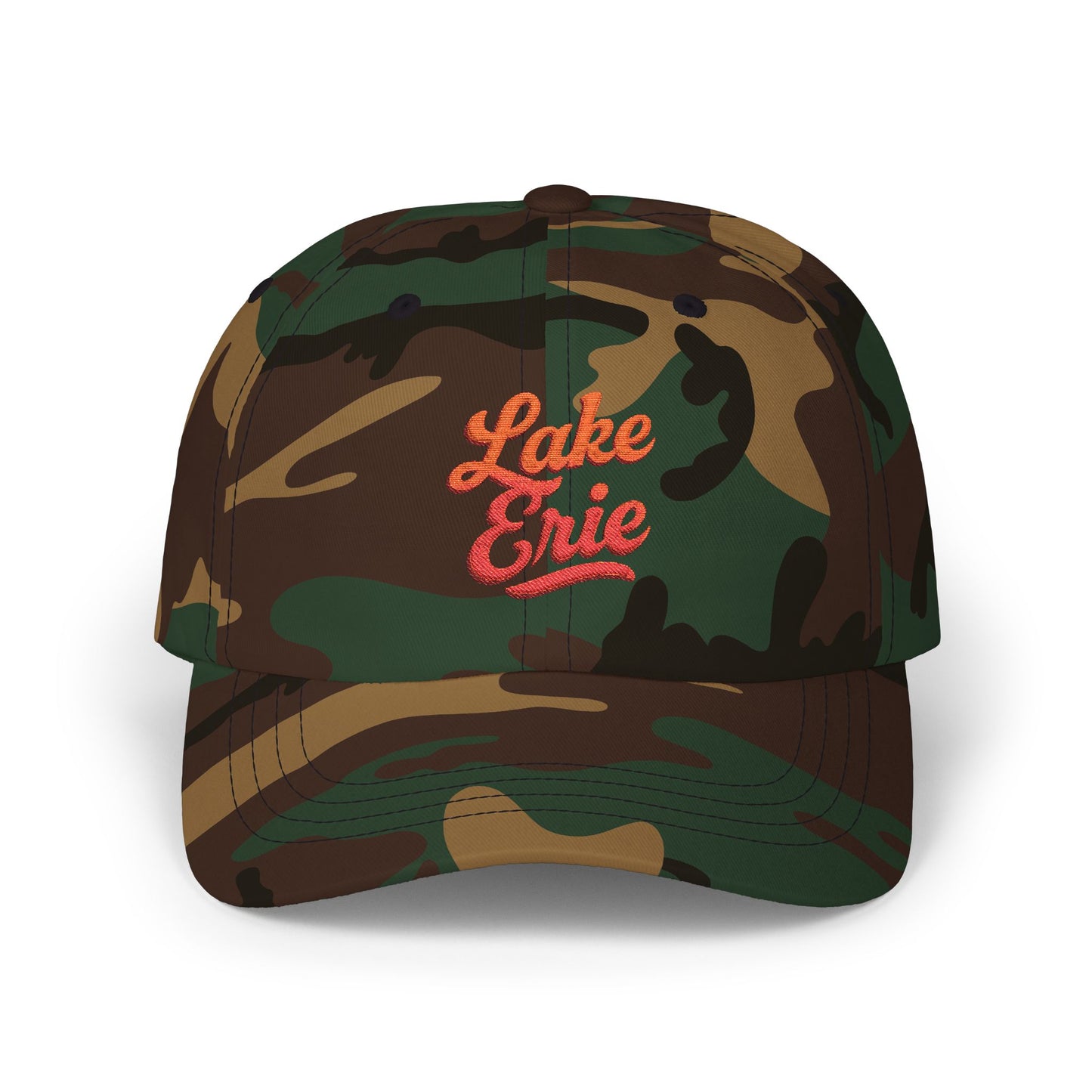 Lake Erie Stylish Dad Cap, Casual Summer Hat, Outdoor Accessory, Gift for Father's Day, Boating Trip Gear, Everyday Wear