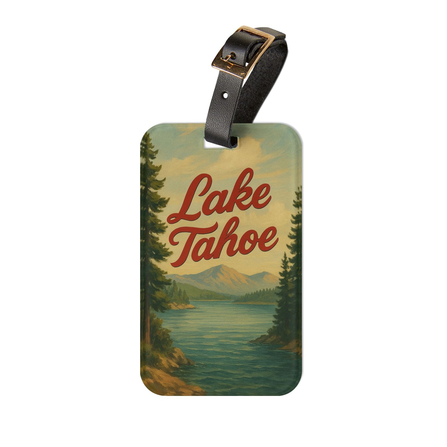 Lake Tahoe Luggage Tag