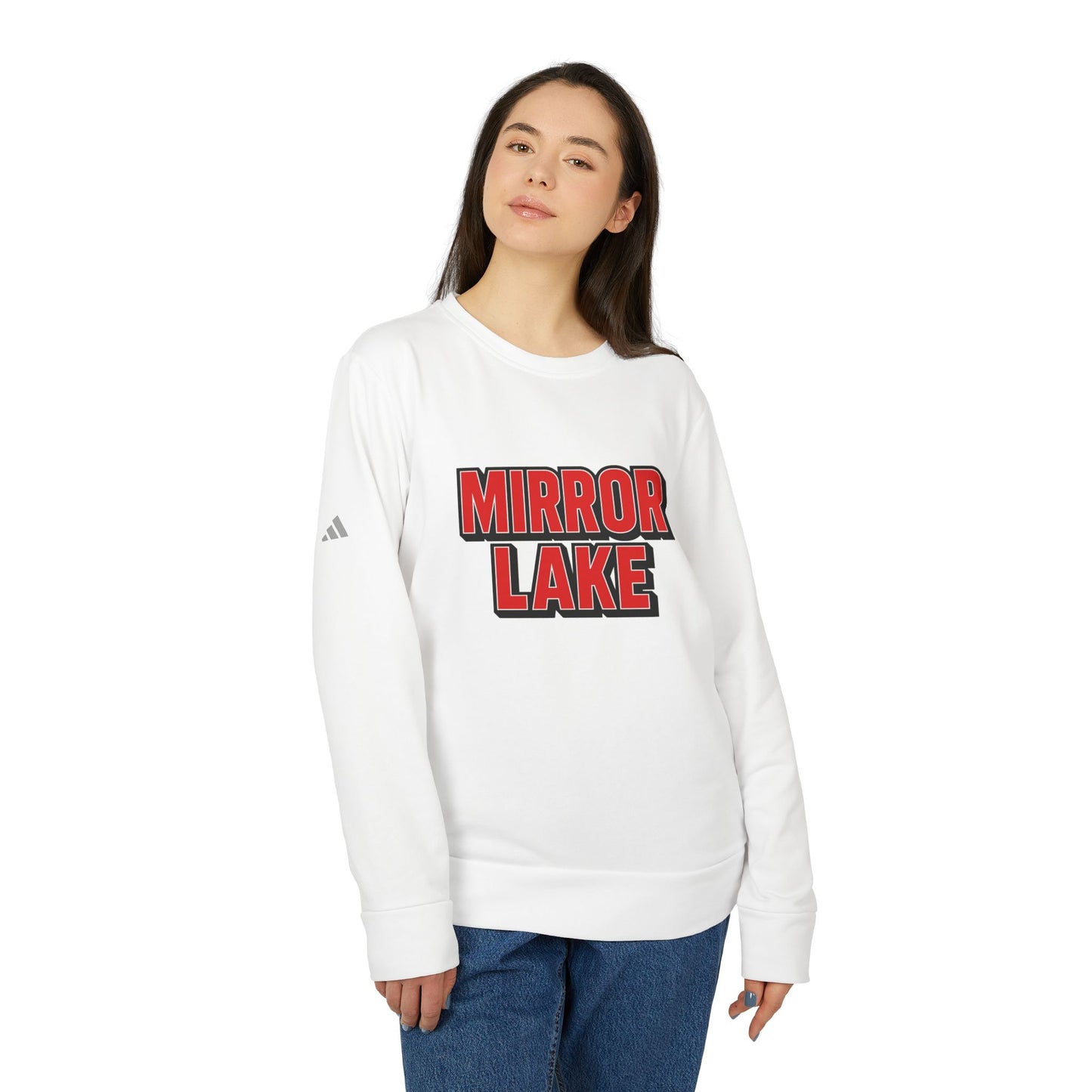 Mirror Lake Adidas Unisex Fleece Crewneck Sweatshirt