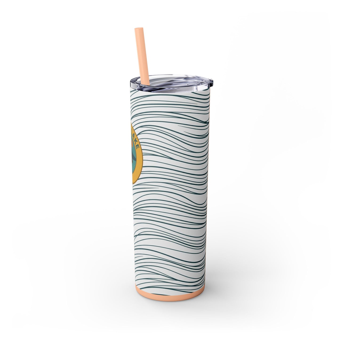 Squam Lake Skinny Tumbler - 20oz Travel Mug, Eco-Friendly Drinkware for Adventurers, Ideal for Camping, Picnics, and Daily Hydration