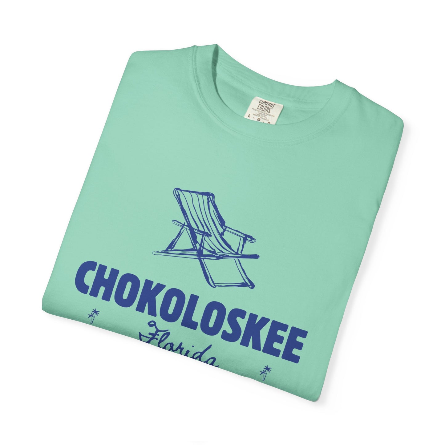 Chokoloskee - Unisex Garment-Dyed T-shirt, Casual Outfit, Gift for Nature Lovers, Vacation Essentials