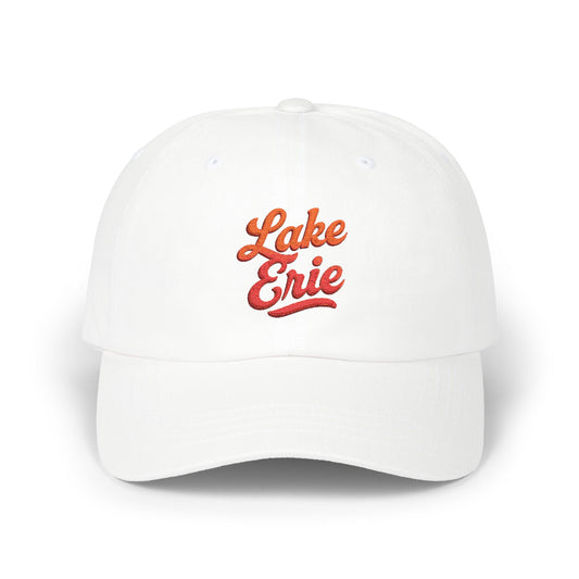 Lake Erie Stylish Dad Cap, Casual Summer Hat, Outdoor Accessory, Gift for Father's Day, Boating Trip Gear, Everyday Wear