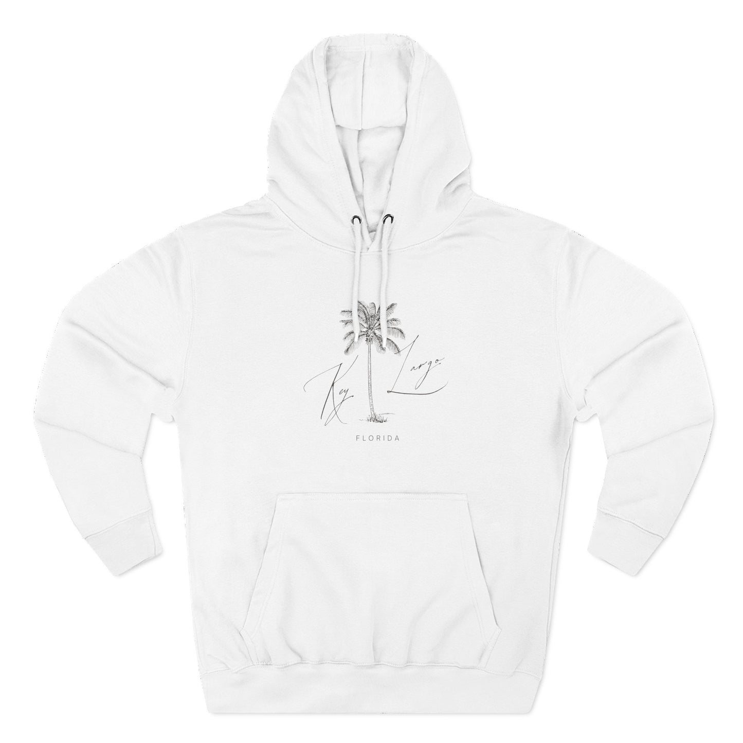 Key Largo Stylish Three-Panel Fleece Hoodie for Cozy Days, Casual Wear, Warm Layering, Gift for Him or Her