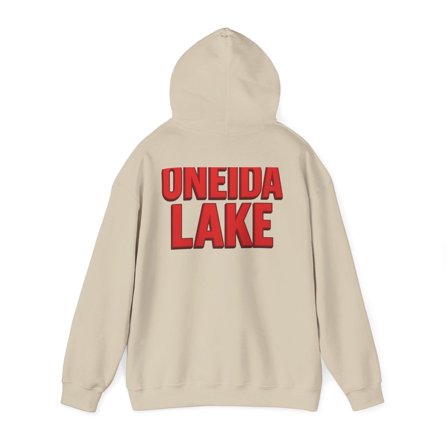 Oneida Lake Hoodie, Cozy Casual Wear, Unisex Sweatshirt, Lake Lover Gift, Outdoor Adventure Apparel, Summer Retreat Fashion