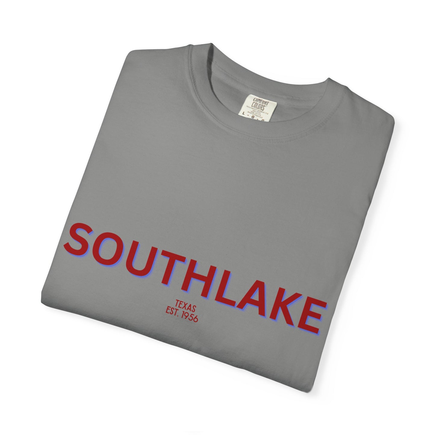 Southlake Garment-Dyed Unisex T-Shirt, Casual Tee, Vintage Style Shirt, Everyday Wear, Birthday Gift, Unique Apparel