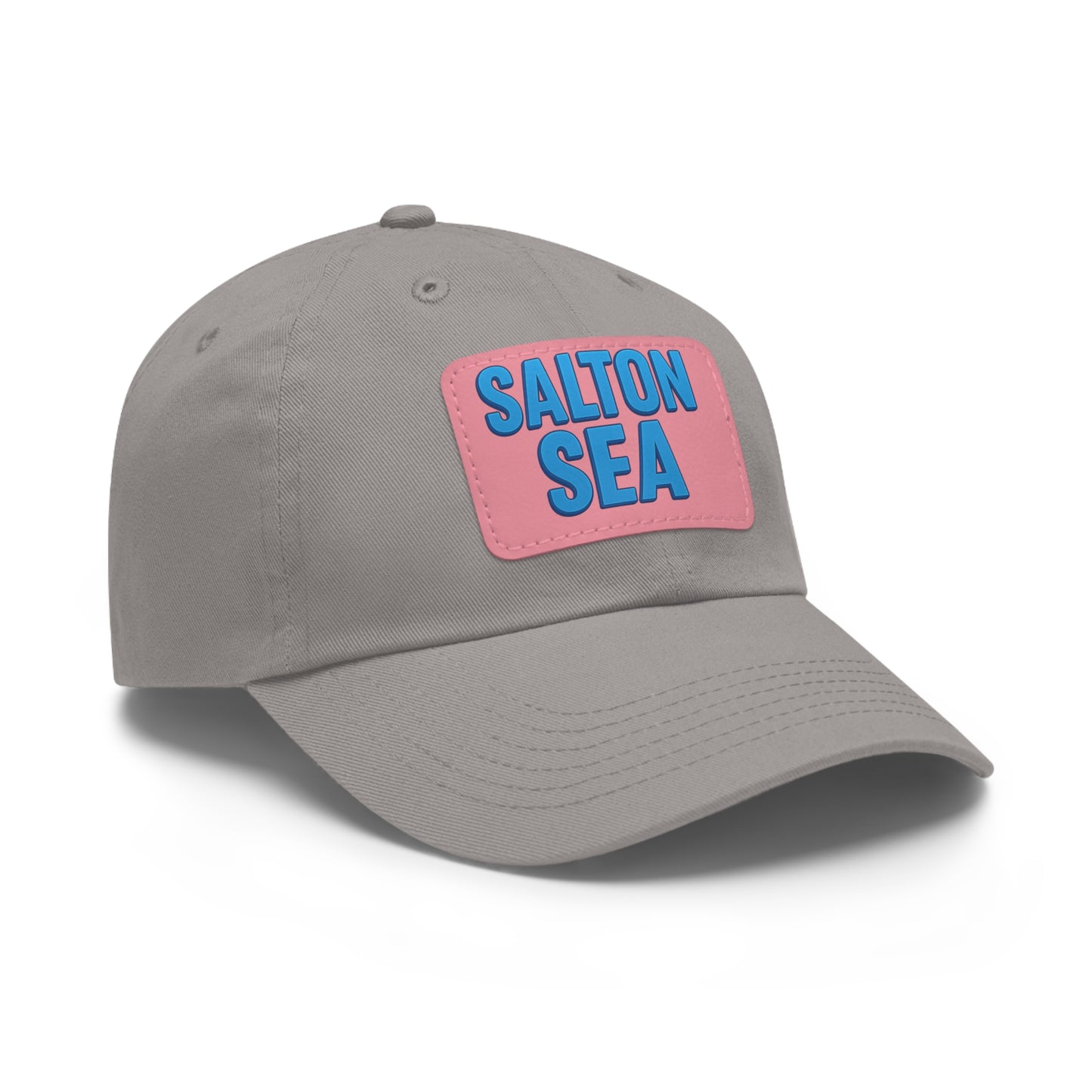 Salton Sea Dad Hat with Leather Patch (Rectangle)