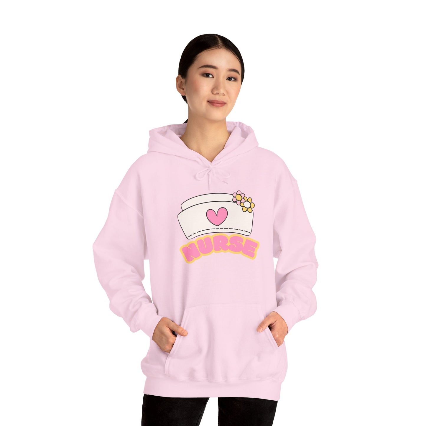 Nurse Love Hoodie | Cozy Unisex Sweatshirt, Gift for Healthcare Workers, Comfortable Nursing Apparel, Medical Appreciation Clothing