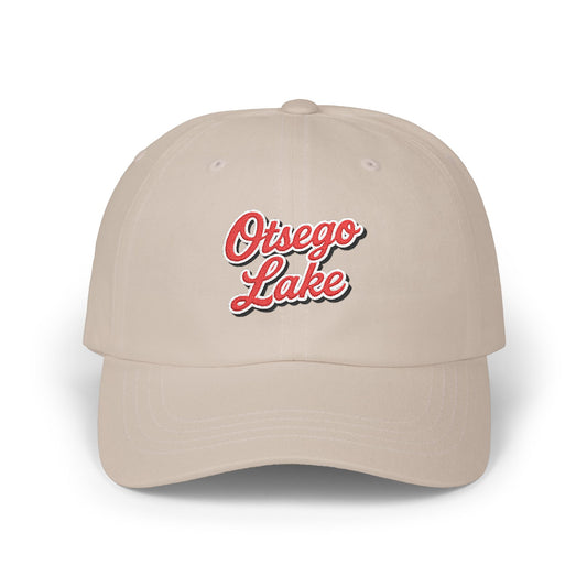 Otsego Lake Stylish Dad Cap, Casual Summer Hat, Outdoor Accessory, Gift for Father's Day, Boating Trip Gear, Everyday Wear