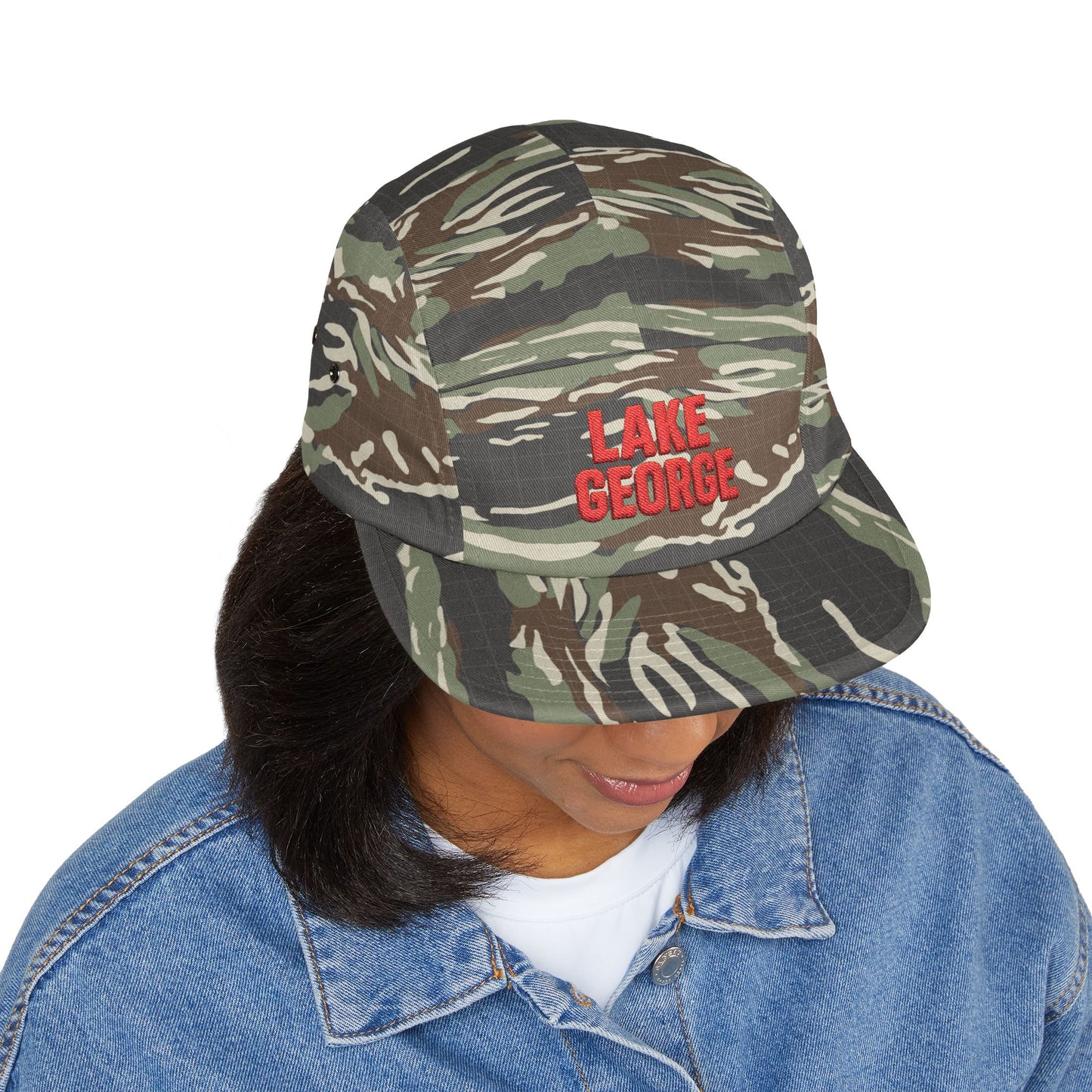 Lake George 5 Panel Cap (Embroidery)