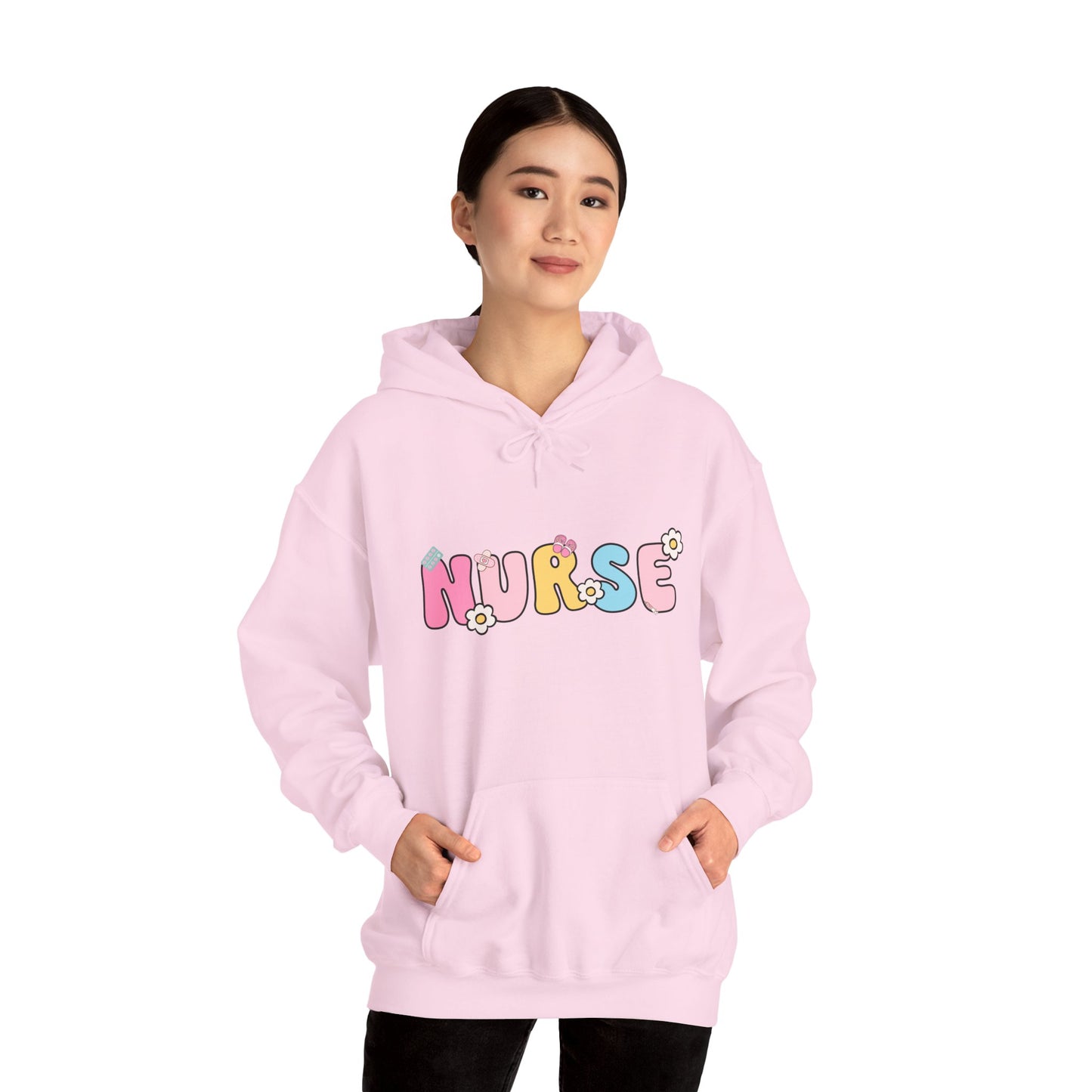 Cute Nurse Hoodie for Healthcare Workers, Cozy Sweatshirt for Nurses, Gift for Nursing Students, Healthcare Appreciation