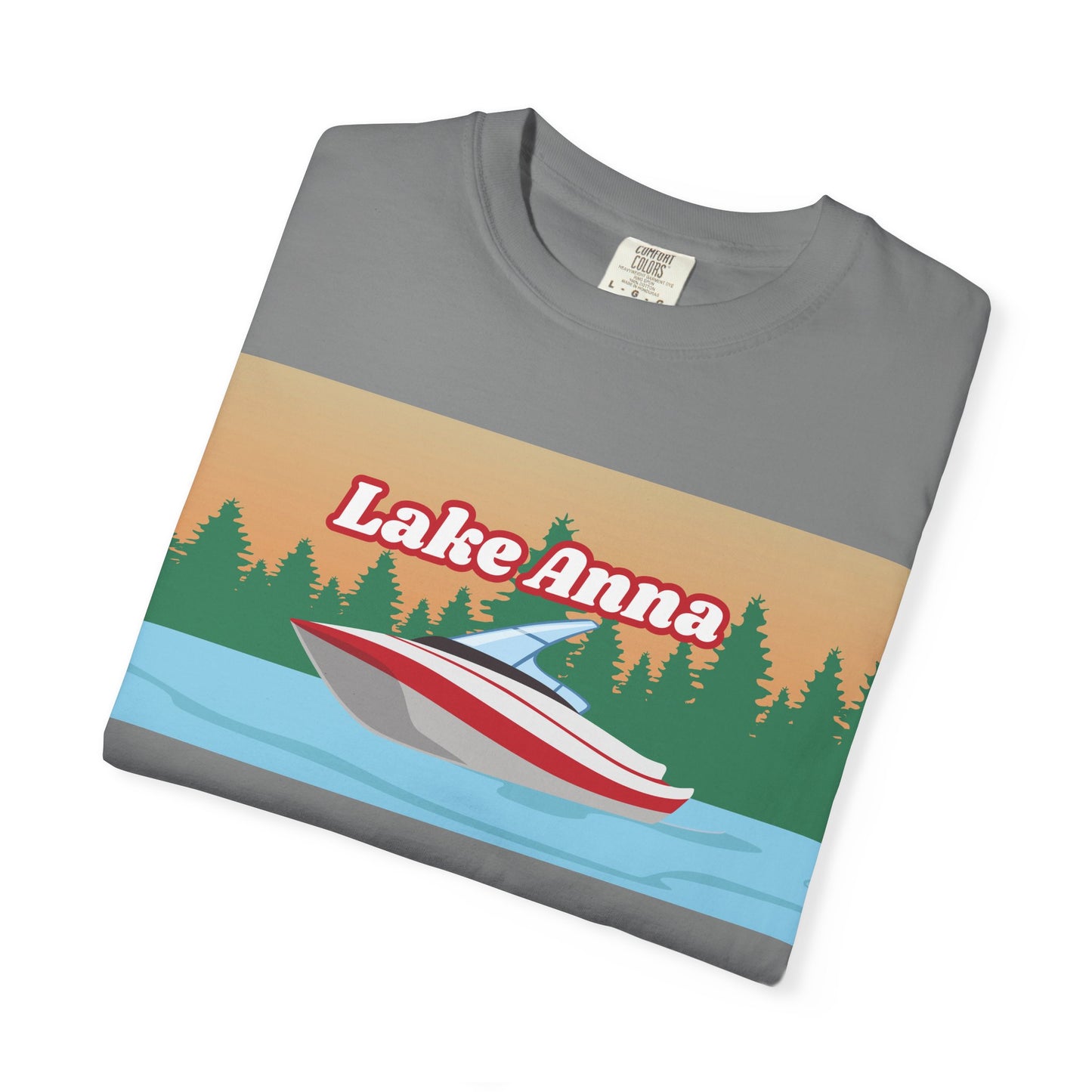 Lake Anna Relaxed Unisex T-Shirt, Summer Vibes Tee, Outdoor Adventure Shirt, Lake Life Apparel, Gift for Nature Lovers, Vacation Wear