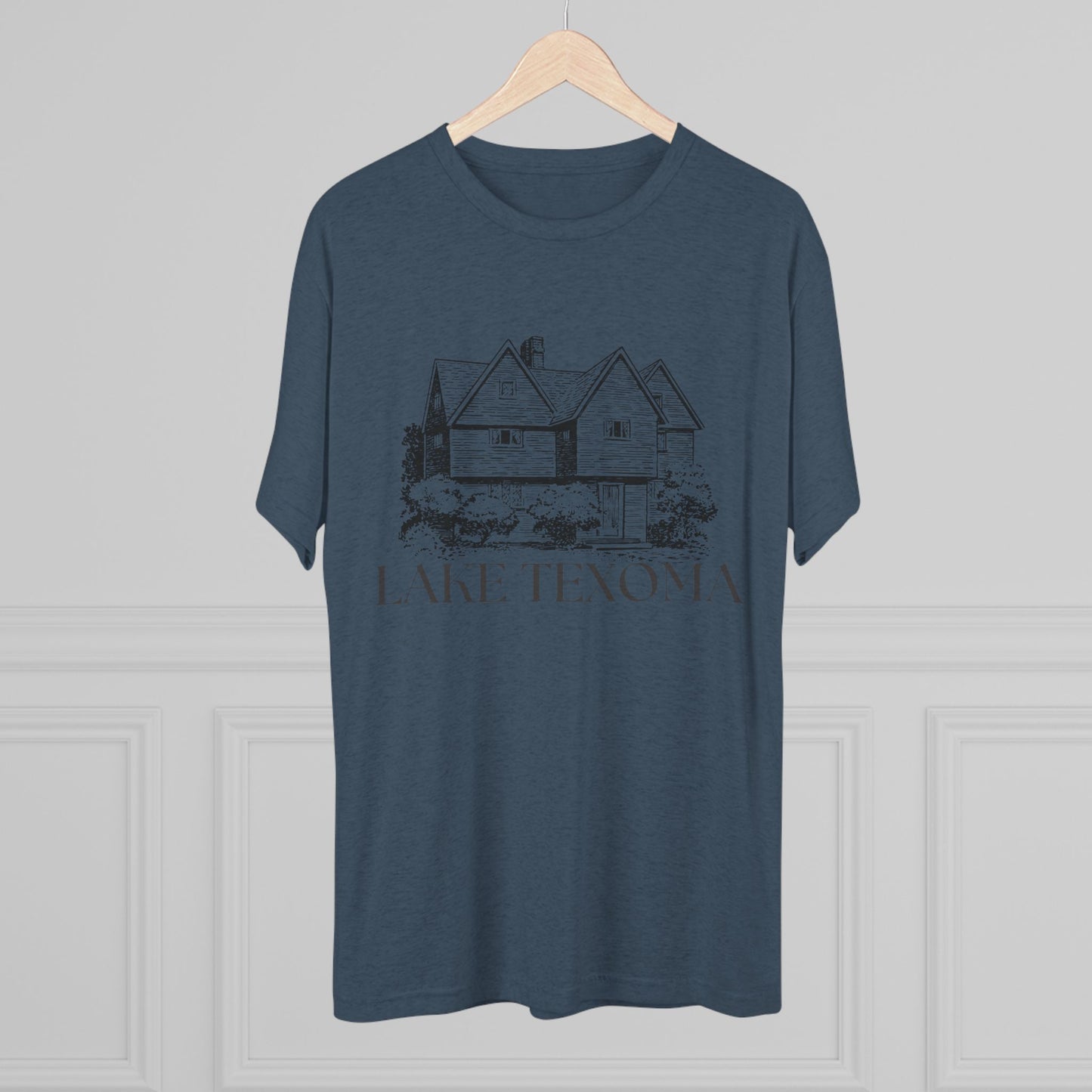 Lake Texoma Unisex Tri-Blend Crew Tee, Casual T-Shirt, Summer Apparel, Lake House Shirt, Gift for Friends, Travel Tee