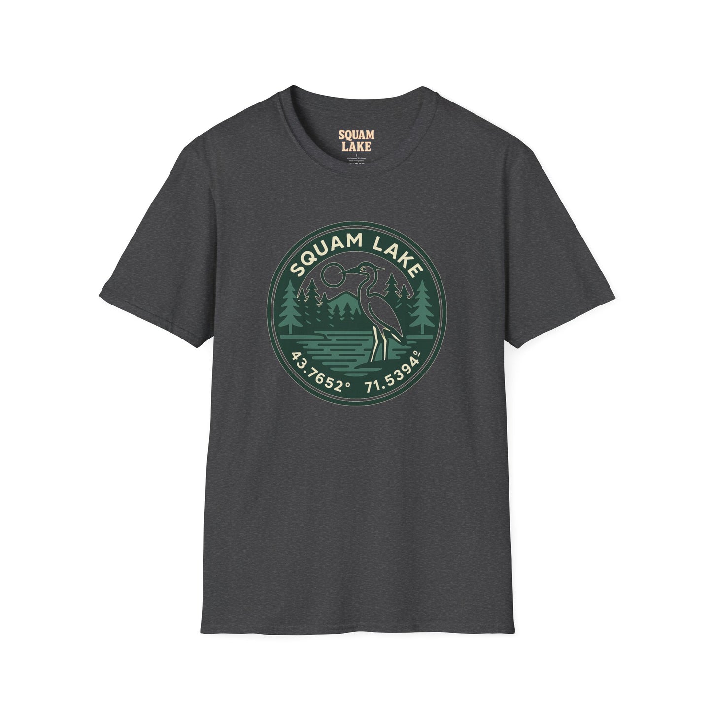 Squam Lake Nature Unisex Softstyle T-Shirt | Eco-Friendly Gift, Outdoor Adventure Shirt, Nature Lover Tee, Vintage Lake Apparel, [...]