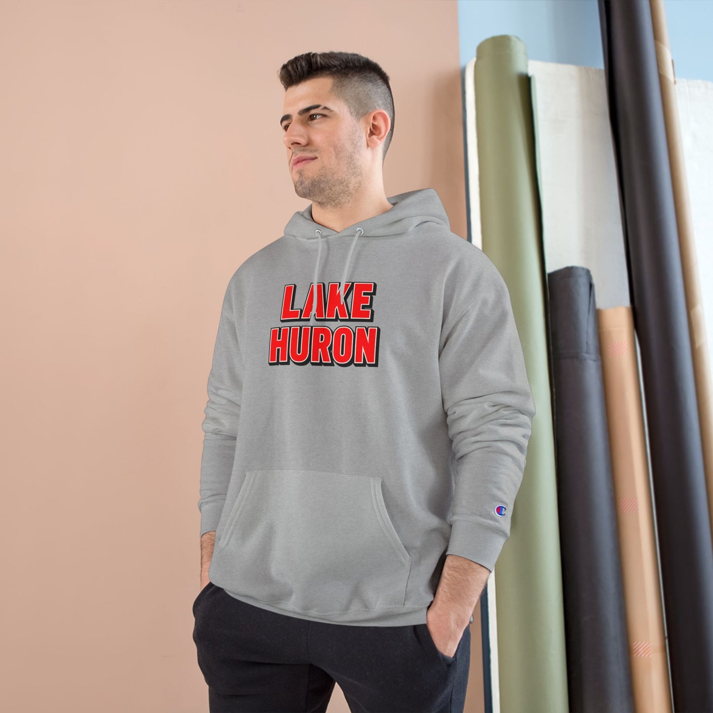 Lake Huron Cozy Hoodie, Perfect for Outdoor Adventures, Lake Days, Gifts for Nature Lovers, Comfortable Sweatshirt