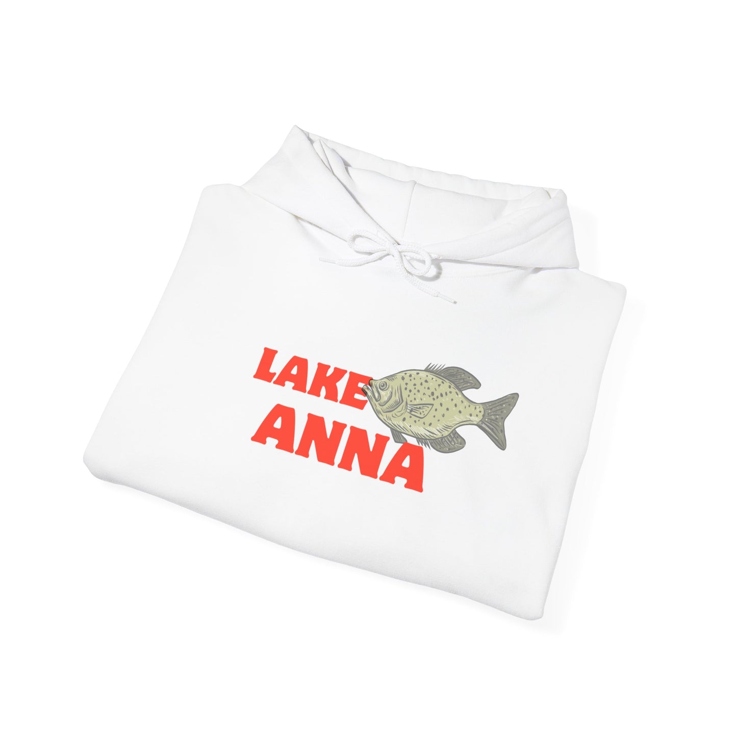 Lake Anna Fishing Hoodie, Unisex Comfortable Sweatshirt, Relaxed Fit for Outdoor Enthusiasts, Gift for Fishermen, Casual Lake Apparel