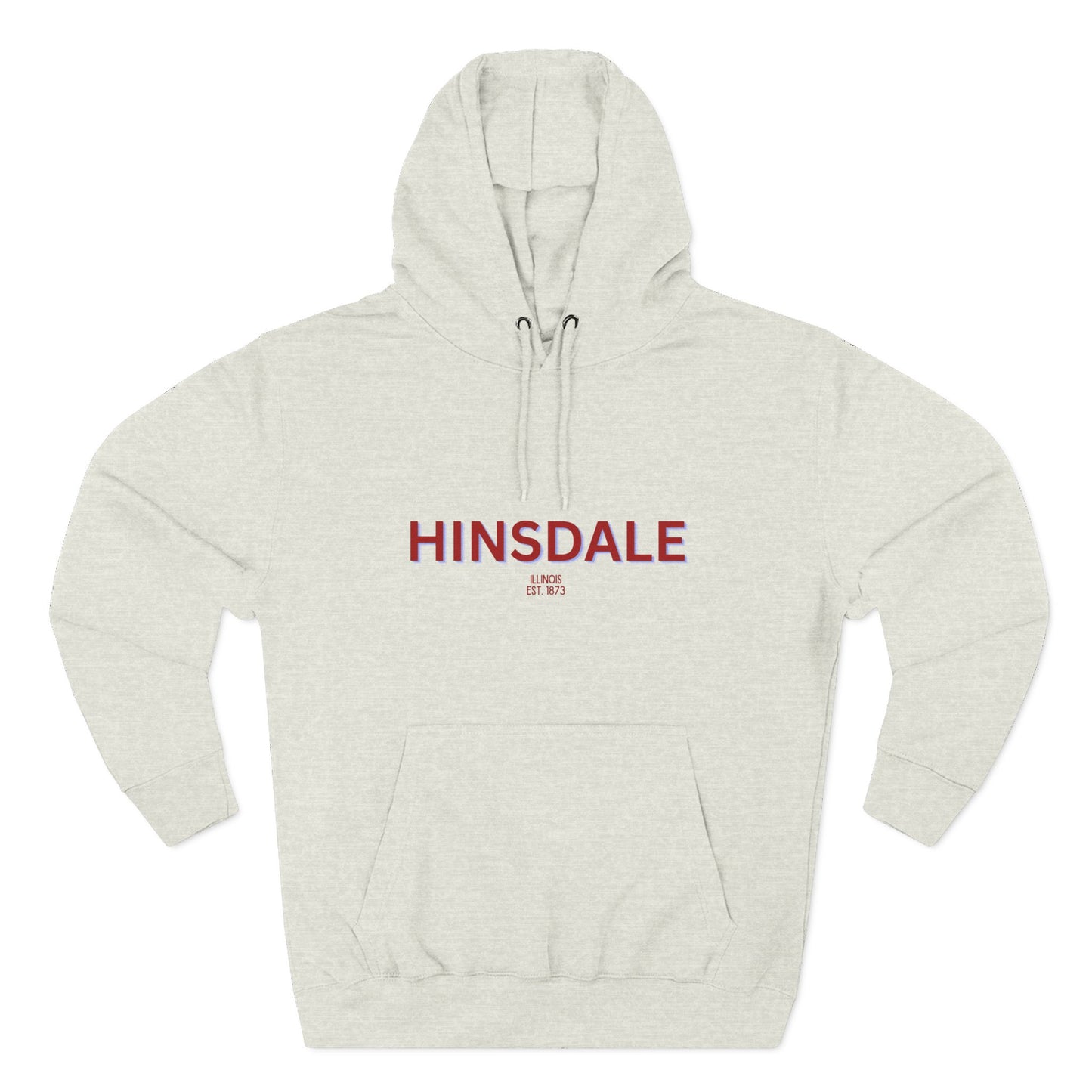 Hinsdale Fleece Hoodie, Casual Sweatshirt, Cozy Layering Piece, Perfect Gift for All Occasions, Stylish Streetwear
