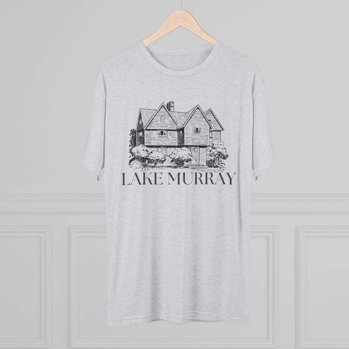 Lake Murray Unisex Tri-Blend Crew Tee, Casual T-Shirt, Summer Apparel, Lake House Shirt, Gift for Friends, Travel Tee