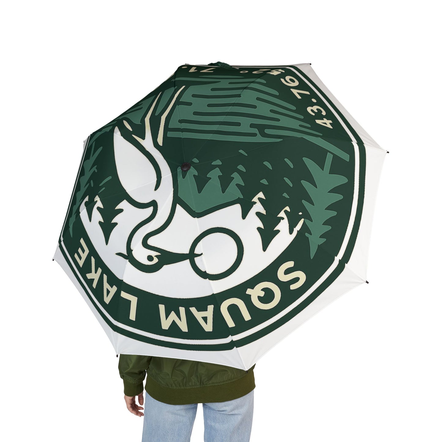 Squam Lake Semi-Automatic Foldable Umbrella
