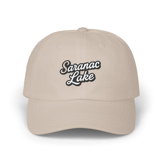 Saranac Lake Stylish Dad Cap, Casual Summer Hat, Outdoor Accessory, Gift for Father's Day, Boating Trip Gear, Everyday Wear