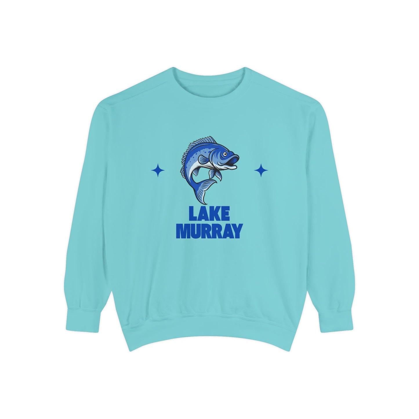 Lake Murray Fish Design Unisex Sweatshirt | Cozy Fishing Apparel, Casual Wear, Gift for Anglers, Lake Day Outfit, Nature Lovers Sweatshirt