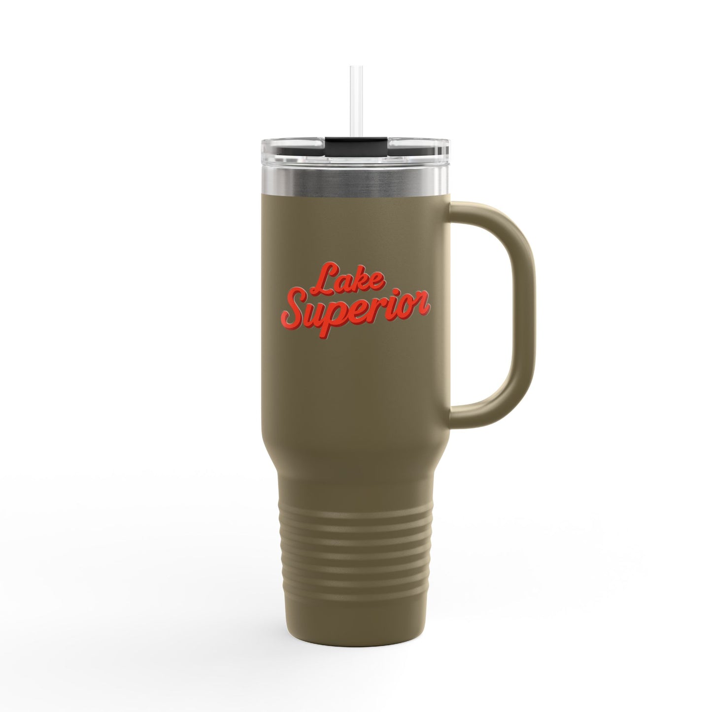 Lake Superior Insulated Travel Mug - Perfect for Outdoor Adventures, Road Trips, Holidays, Escapes, Camping Gear, Hydration on-the-go
