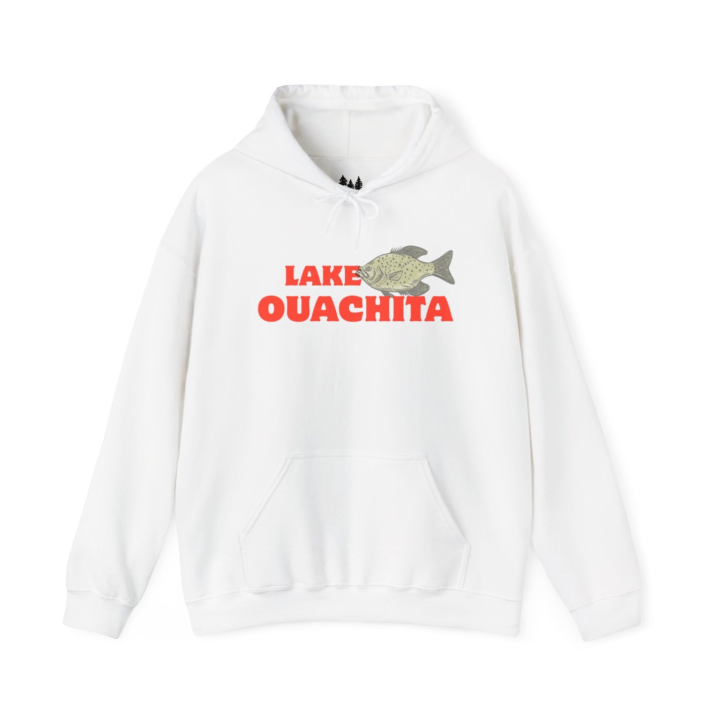 Lake Ouachita Fishing Hoodie, Unisex Comfortable Sweatshirt, Relaxed Fit for Outdoor Enthusiasts, Gift for Fishermen, Casual Lake Apparel