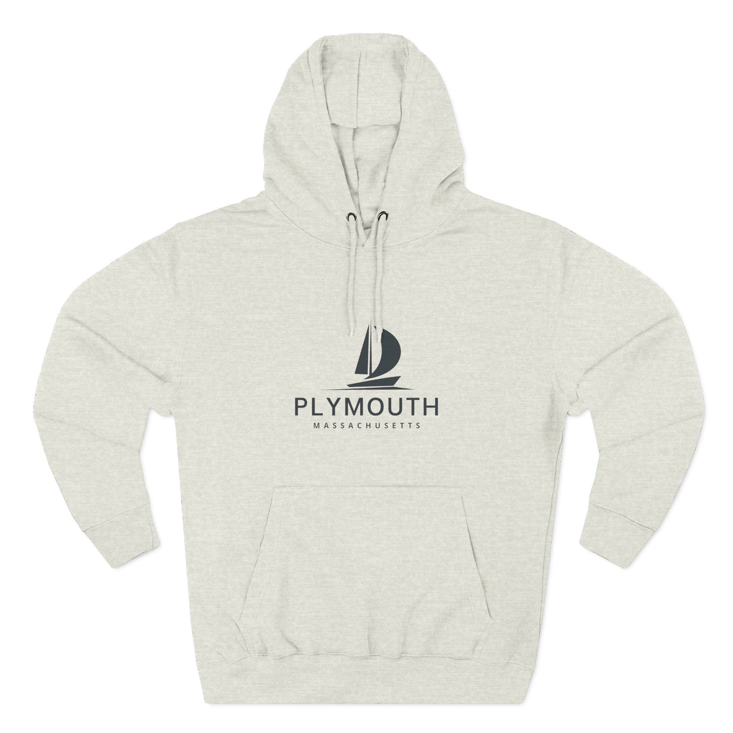 Plymouth Inspired Fleece Hoodie, Casual Wear, Relaxation, Gift for Autumn Lovers, Travel Essential